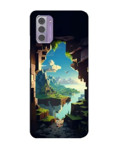 Чехол для Nokia G42 с картинкой «Вид из пещеры»