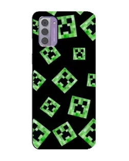 Чехол для Nokia G42 с картинкой «Паттерн с криперами»