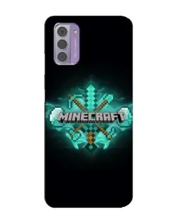 Чехол для Nokia G42 с картинкой «Minecraft Diamond лого»