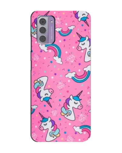 Чехол для Nokia G42 с картинкой «Unicorn паттерн розовый» Чехол для Nokia G42 с картинкой «Unicorn паттерн розовый»
