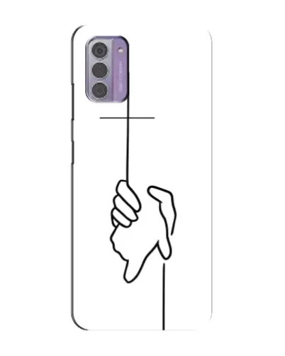 Чехол для Nokia G42 с картинкой «Рука держит» Чехол для Nokia G42 с картинкой «Рука держит»