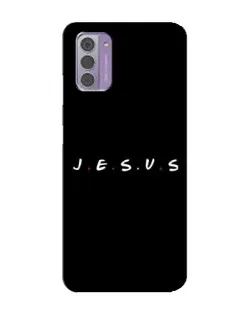 Чехол для Nokia G42 с картинкой «Точки веры J.E.S.U.S.»