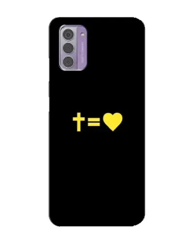 Чехол для Nokia G42 с картинкой «Сердце и Крест» Чехол для Nokia G42 с картинкой «Сердце и Крест»