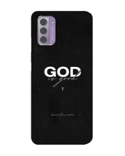 Чехол для Nokia G42 с картинкой «GOD — Бог над всем»