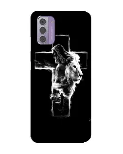 Чехол для Nokia G42 с картинкой «Сияющий крест Jesus»