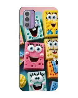 Чехол для Nokia G42 с картинкой «Цветные губки»