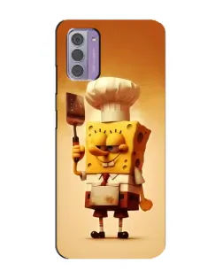Чехол для Nokia G42 с картинкой «Губка Боб повар»