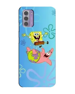 Чехол для Nokia G42 с картинкой «Спанч Боб и Патрик»