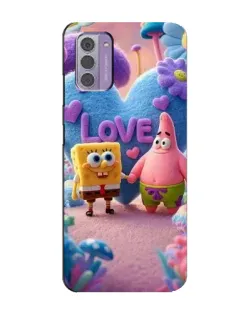 Чехол для Nokia G42 с картинкой «Губка Боб Патрик»