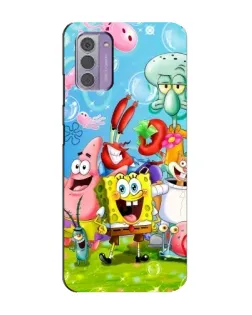 Чехол для Nokia G42 с картинкой «Губка Боб и друзья»