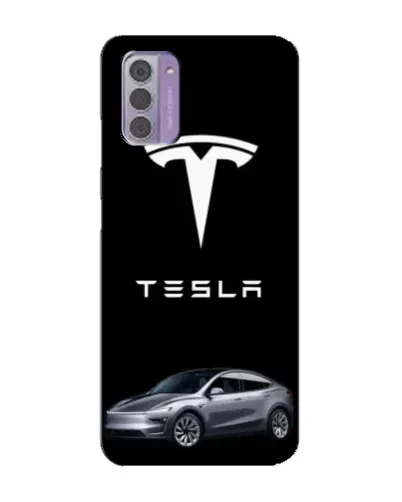 Чехол для Nokia G42 с картинкой «Tesla Model Y»