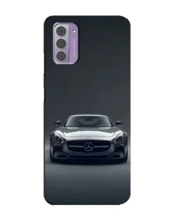 Чехол для Nokia G42 с картинкой «Mercedes на черном»