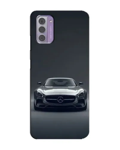 Чехол для Nokia G42 с картинкой «Mercedes на черном»