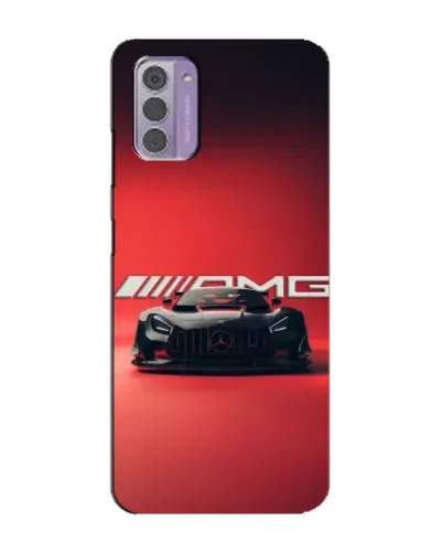 Чехол для Nokia G42 с картинкой «Mercedes AMG — красная линия»