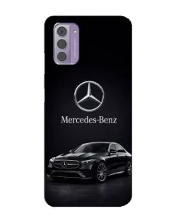 Чехол для Nokia G42 с картинкой «Mercedes — решетка радиатора»