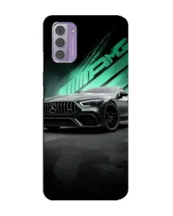 Чехол для Nokia G42 с картинкой «Темный Mercedes AMG»