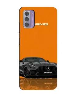 Чехол для Nokia G42 с картинкой «Оранжевый Mercedes AMG»