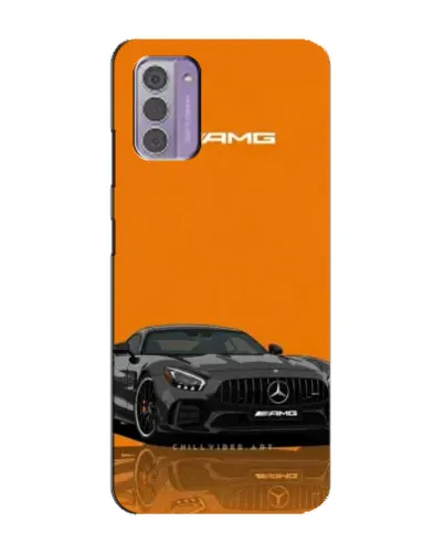 Чехол для Nokia G42 с картинкой «Оранжевый Mercedes AMG»