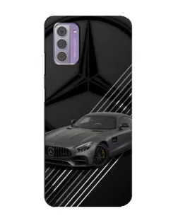 Чехол для Nokia G42 с картинкой «Mercedes AMG — графика»