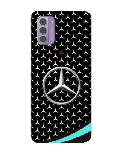 Чехол для Nokia G42 с картинкой «Mercedes — бирюзовый акцент»