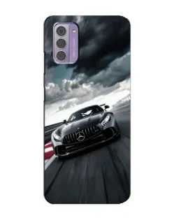 Чехол для Nokia G42 с картинкой «Гоночный Mercedes AMG»