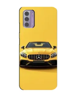 Чехол для Nokia G42 с картинкой «Желтый Mercedes GT»