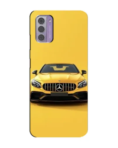 Чехол для Nokia G42 с картинкой «Желтый Mercedes GT»