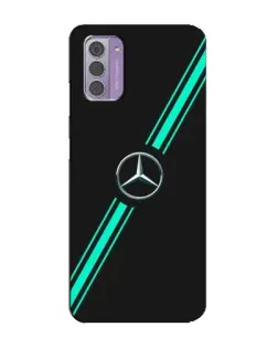 Чехол для Nokia G42 с картинкой «Спортивные линии Mercedes»