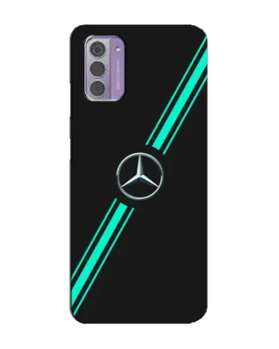 Чехол для Nokia G42 с картинкой «Спортивные линии Mercedes» Чехол для Nokia G42 с картинкой «Спортивные линии Mercedes»