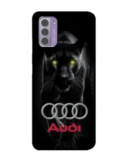 Чехол для Nokia G42 с картинкой «Пантера и Audi»