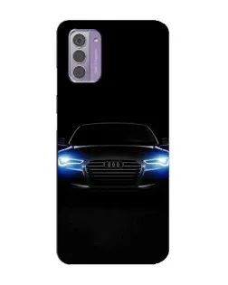 Чехол для Nokia G42 с картинкой «Audi в неоне»