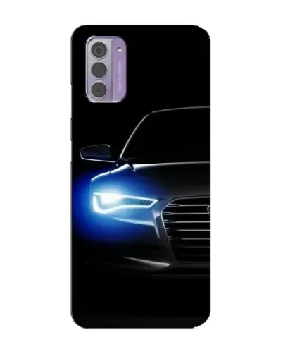 Чехол для Nokia G42 с картинкой «Неоновый взгляд Audi» Чехол для Nokia G42 с картинкой «Неоновый взгляд Audi»