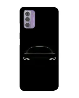 Чехол для Nokia G42 с картинкой «Взгляд Audi в темноте»