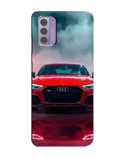 Чехол для Nokia G42 с картинкой «Audi RS — красный стиль»