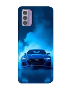 Чехол для Nokia G42 с картинкой «Audi — голубая энергия»