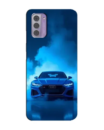 Чехол для Nokia G42 с картинкой «Audi — голубая энергия» Чехол для Nokia G42 с картинкой «Audi — голубая энергия»