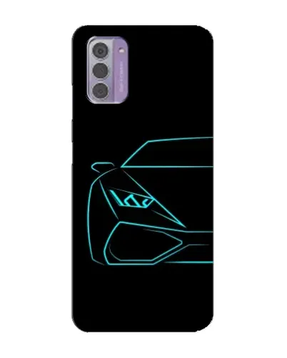 Чохол для Nokia G42 з картинкою «Блакитний силует Lamborghini» Чохол для Nokia G42 з картинкою «Блакитний силует Lamborghini»