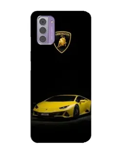 Чохол для Nokia G42 з картинкою «Lamborghini жовтий акцент»