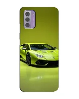 Чохол для Nokia G42 з картинкою «Салатовий Lamborghini Huracan»