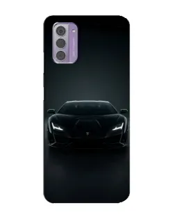 Чохол для Nokia G42 з картинкою «Чорний Lamborghini Aventador»