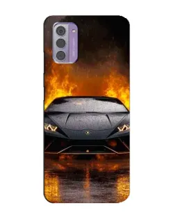 Чохол для Nokia G42 з картинкою «Lamborghini у вогні»