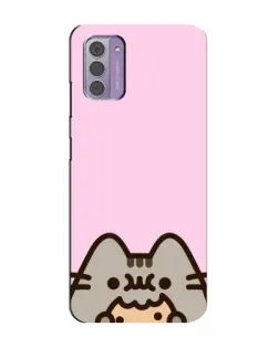 Чехол для Nokia G42 с картинкой «Pusheen и печенье» Чехол для Nokia G42 с картинкой «Pusheen и печенье»