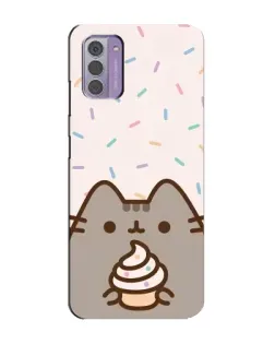Чехол для Nokia G42 с картинкой «Пушин с кексом»