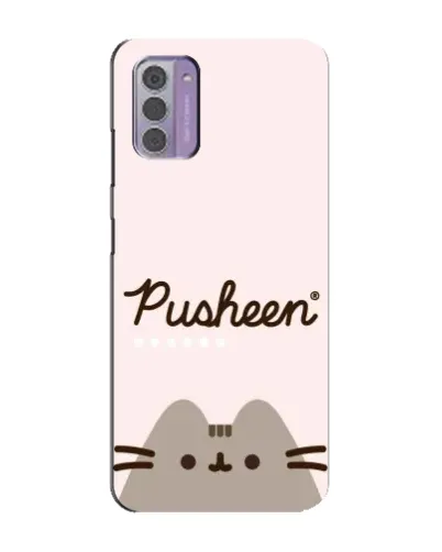 Чехол для Nokia G42 с картинкой «Pusheen логотип»