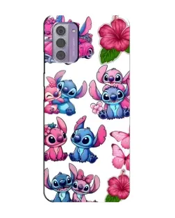 Чехол для Nokia G42 с картинкой «Стикеры Stitch и Angel» Чехол для Nokia G42 с картинкой «Стикеры Stitch и Angel»