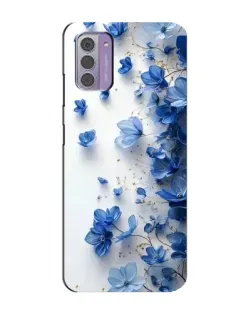Чохол для Nokia G42 з картинкою «Блакитний квітковий каскад»