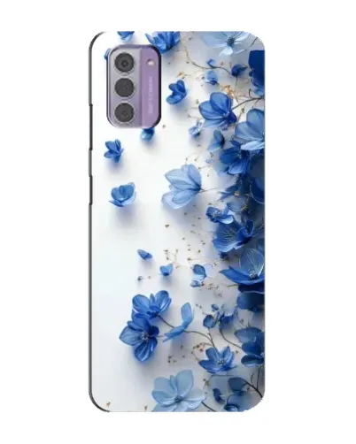 Чехол для Nokia G42 с картинкой «Голубой цветочный каскад»