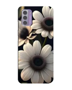 Чохол для Nokia G42 з картинкою «Білі маргаритки макро»