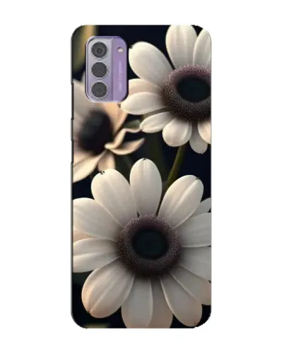 Чехол для Nokia G42 с картинкой «Белые маргаритки макро»