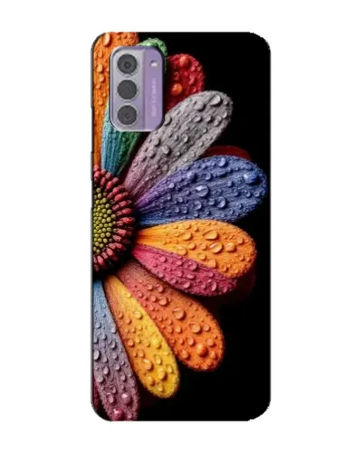 Чехол для Nokia G42 с картинкой «Радужный цветок»